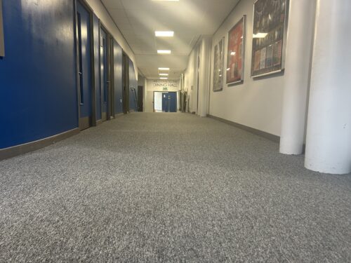 office carpet tiles Fulwood Academy ELSteelGrey 1